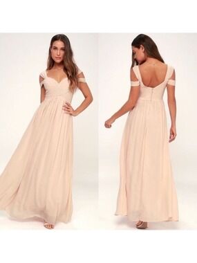 LULU’S Make Me Move Blush Pink Maxi Dress